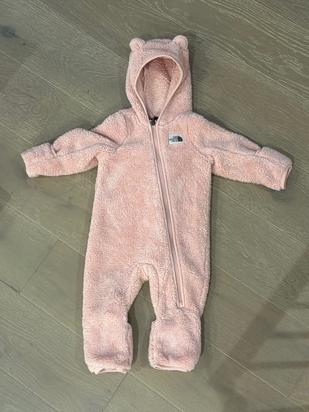 North Face Baby Campshire One Piece Hooded Footie - Baby - Great Condition - Picture 4 of 4